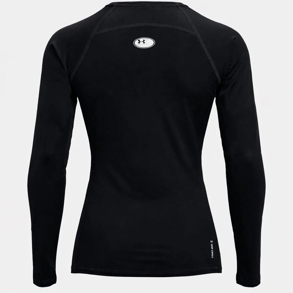 NWT Under Armour Iso-Chill Team Long Sleeve Compression Shirt Black Size S - Picture 4 of 9